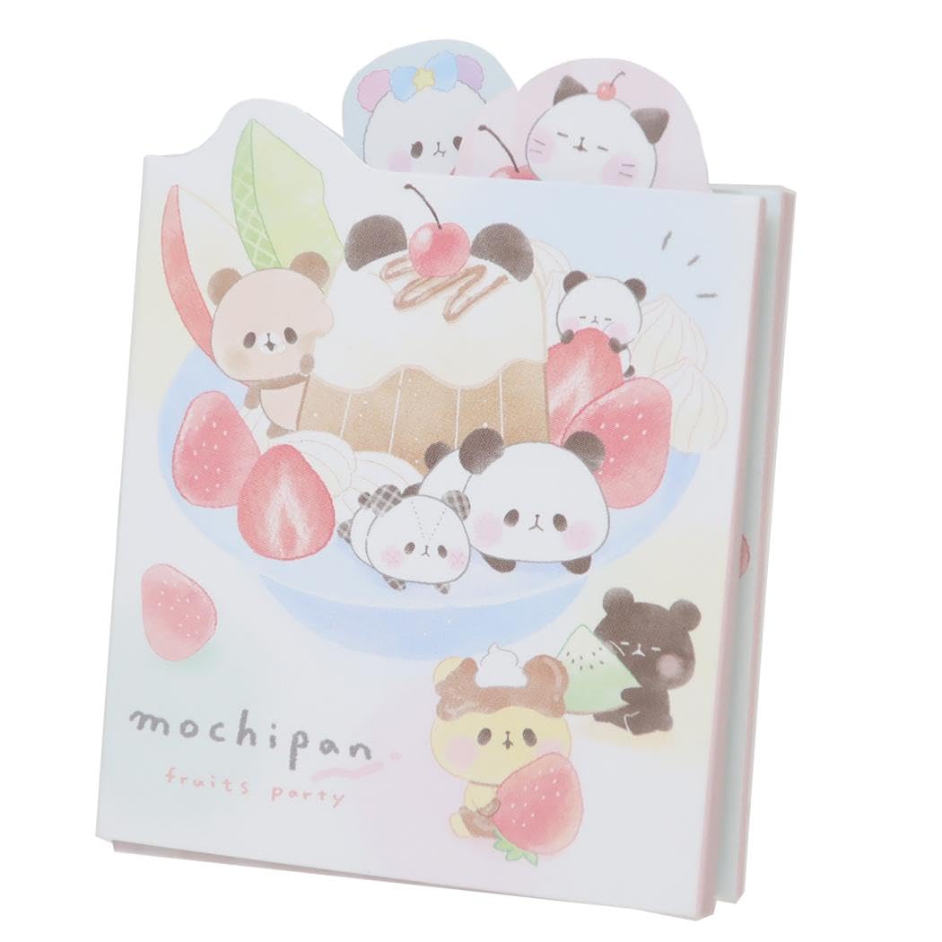 Amazon.co.jp: もちもちぱんだ[メモ帳]パタパタメモ/フルーツパーティ